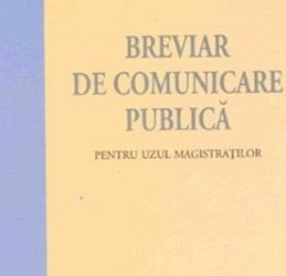 Breviar de comunicare publica pentru uzul magistratilor