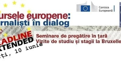 „Bursele Europene: Jurnalisti în dialog” pentru bloggeri si presa locala