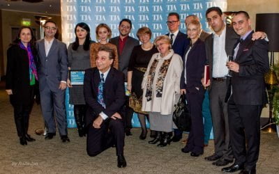 Victor COZMEI (HotNews), Andreea PAVEL (Info Sud-Est Constanța), Roxana PRICOP (Ziarul Financiar) și Anca SIMINA (Gândul) – marii câștigători ai Tânărului Jurnalist al Anului în 2014