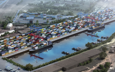 80 milioane de euro pentru relansarea transporturilor navale: Platforma multimodală din Portul Galați construită după model german