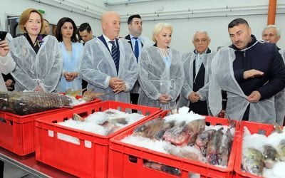 Inaugurarea Bursei de Pește din Tulcea, butaforie cu premierul Dăncilă. Directorul Bursei: A fost ca o repetiție ca să nu se piardă finanțarea europeană. Încă nu funcționează